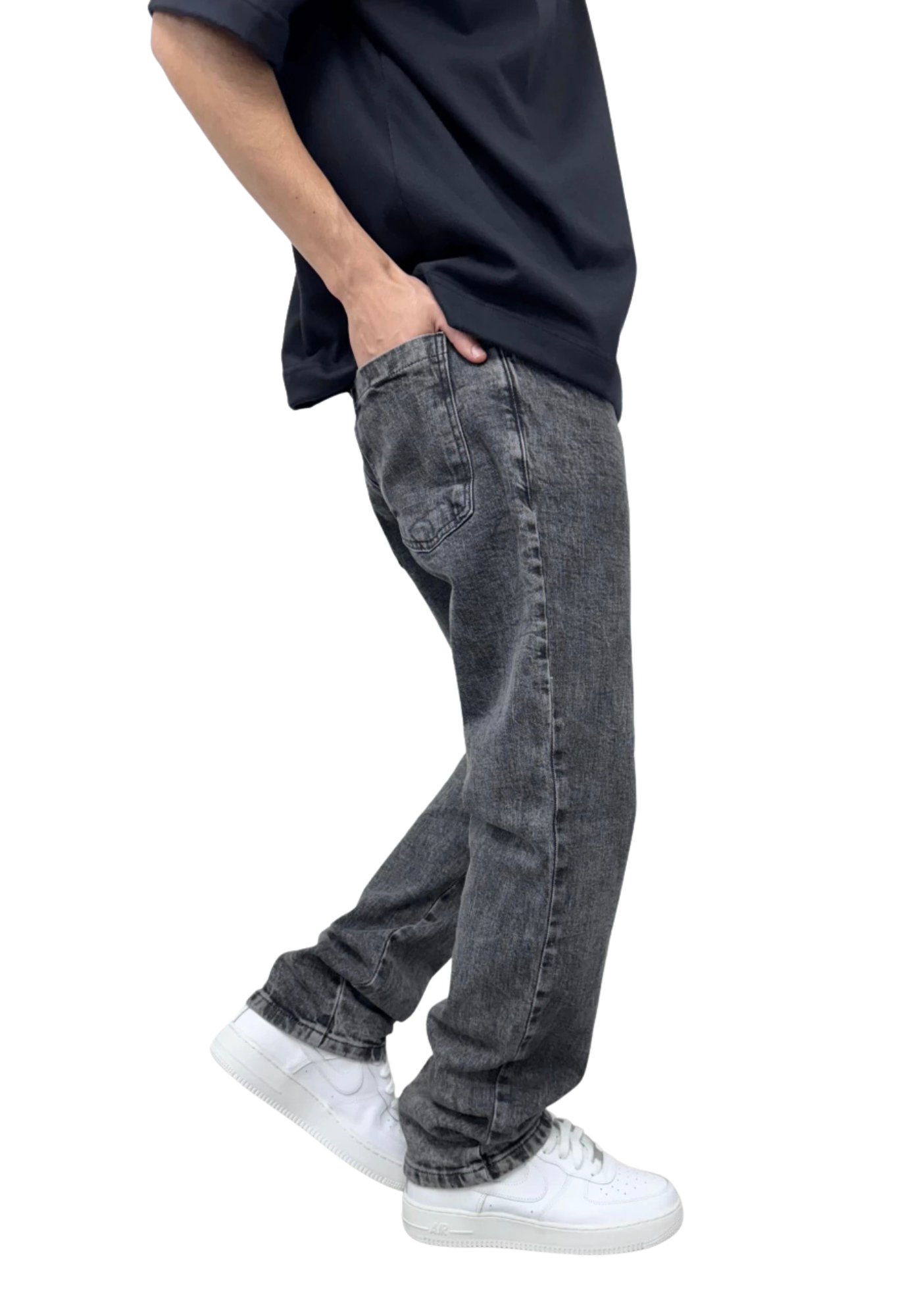 Calça Jeans Grafite