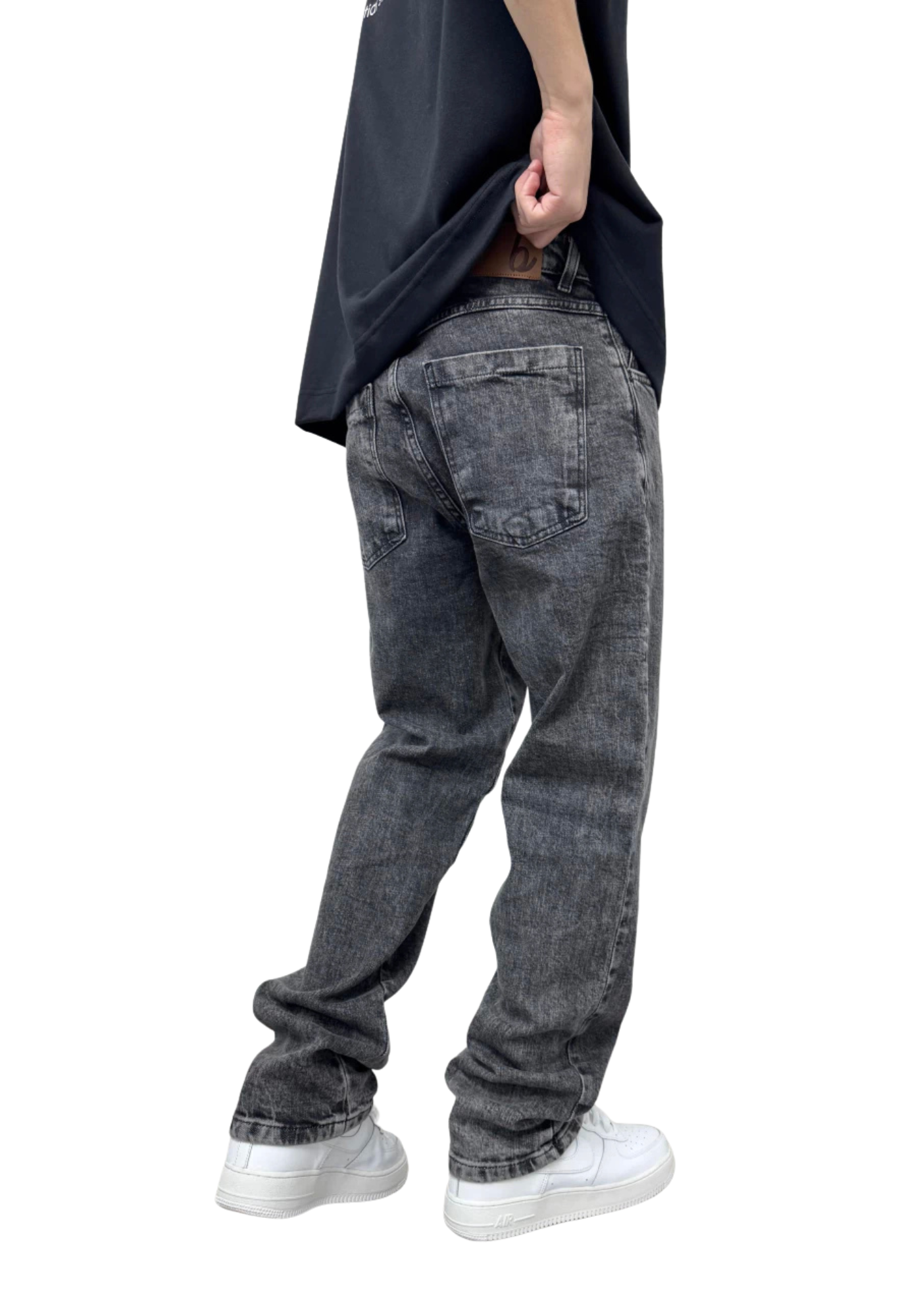 Calça Jeans Grafite