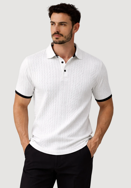 Camisa Polo Knit Texture
